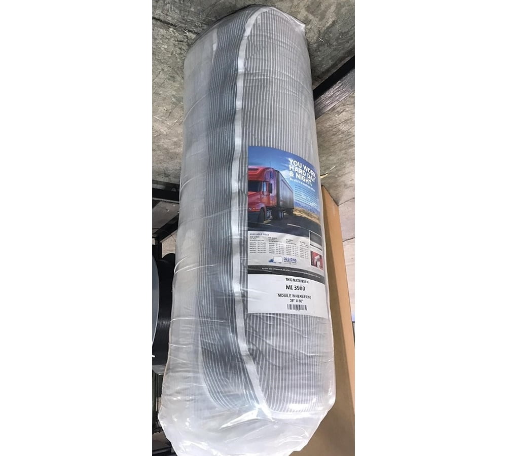 5.5 Inch Mattress for RV Trailer & Camper 38"x80" - Luxury Foam with Pinstripe Design & Quilted Cover Both Sides - Breathable Trailer Bed Mattress for Truckers