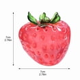 thumbnail image 4 of Simulation Strawberry Fruit Squishy for Adults Soft Silicone Sensory Gadget Realistic 2.76 Inch Red Office Desk Accessory Pressure Relief Tool 1 Pack, 4 of 8