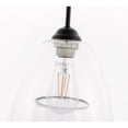 thumbnail image 5 of Kason 3 light Black and Clear glass pendant, 5 of 15