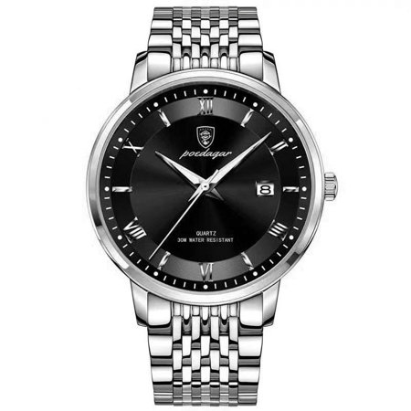 PPEDAGAR Men Watches New Luxury Quarzt Watch Waterproof Luminous Stainless Steel Business Top Swiss Brand Men's Wristwatch