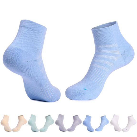 Bxsruta Men's Performance Cycling Socks Breathable Moisture Wicking Athletic Socks for Outdoor Sports One Size