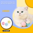 thumbnail image 4 of VONKY 3Pcs Sound Smart Cat Automatic Ball Animals Supplies Indoor Pet Squeaky 1Set, 4 of 6