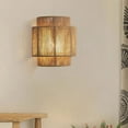 thumbnail image 3 of Arturesthome Japanese-style wall lamp Wabi-sabi style retro hemp rope wall lamp, 3 of 5