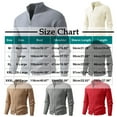 thumbnail image 2 of Miluxas Mens Zip Up Cardigan Sweater Slim Fit Casual Full Zip Sweaters Knit Stand Collar Cardigans Gray XXXL(XXXL), 2 of 5