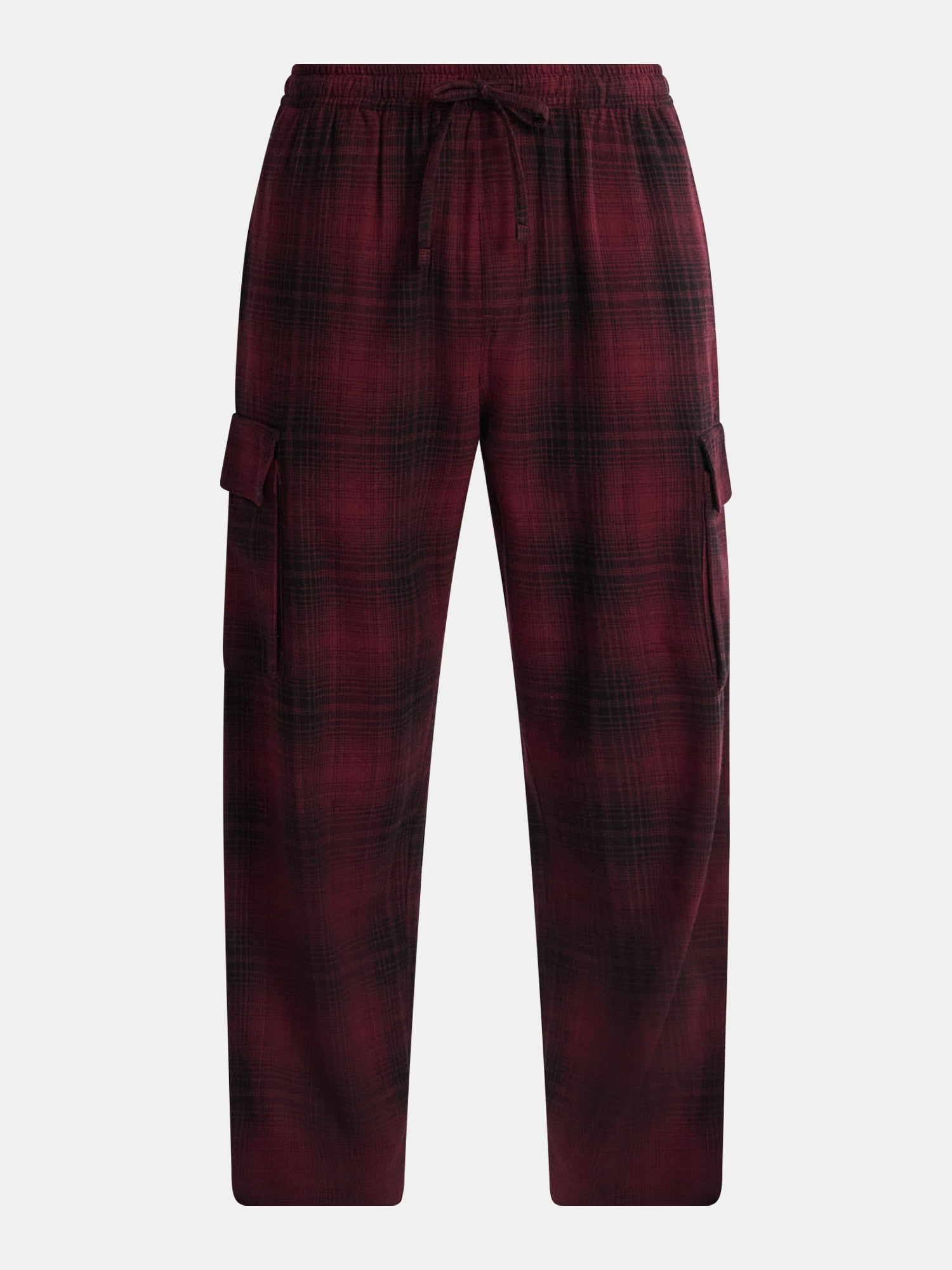 No Boundaries Flannel Cargo Pants, Men's & Big Men's