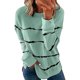 thumbnail image 1 of Gibobby Sudadera mujer Sudadera de cuello redondo para mujer de otoño e invierno suéter colorido de manga larga lindo clásico(Verde de menta,G), 1 of 5