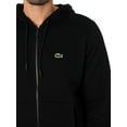 thumbnail image 4 of Lacoste Male Full Zip Logo Sweatshirt Black Sizes  000-7, 4 of 5