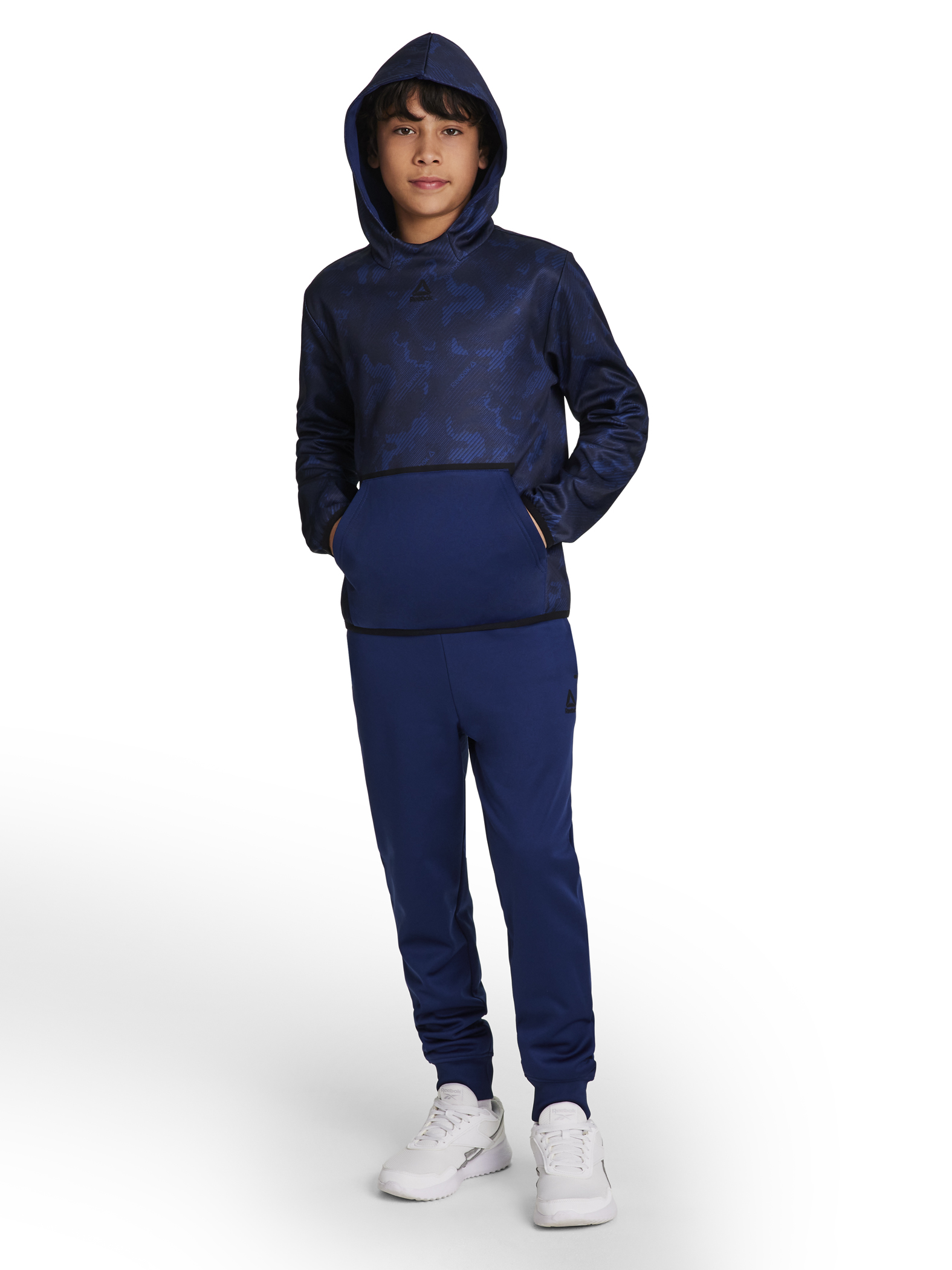 Reebok Boy's Athletic Cool Down Fleece Hoodie, Sizes 4-18