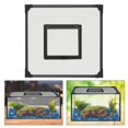 thumbnail image 6 of oshhni Fish Tank Cover Self Assembly Anti Jump Net Magnetic Black Mesh 30x30cm, 6 of 9