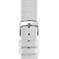 thumbnail image 3 of Morellato Kajman Alligator Grain Genuine Calf Leather Watch Strap - White - 20mm - Chrome-plated Stainless Steel Buckle - PERFORMANCE Collection, 3 of 10