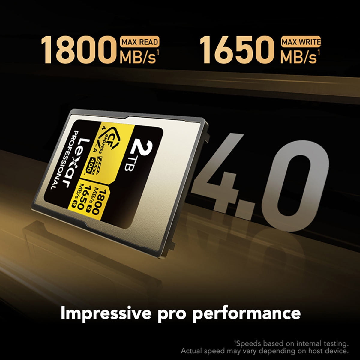 Lexar Gold Series Professional 2TB CFexpress 4.0 Type-A Memory Card