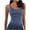 Blue-07, variant on Denim Corset Top for Women Square Neck Sleeveless Crop Tank Tops Bustier Cami Cropped Shirt