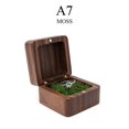 thumbnail image 5 of Wood Jewelry Box Wedding Ring Box Earring Rings Organizer Box Gift Package Case, 5 of 5