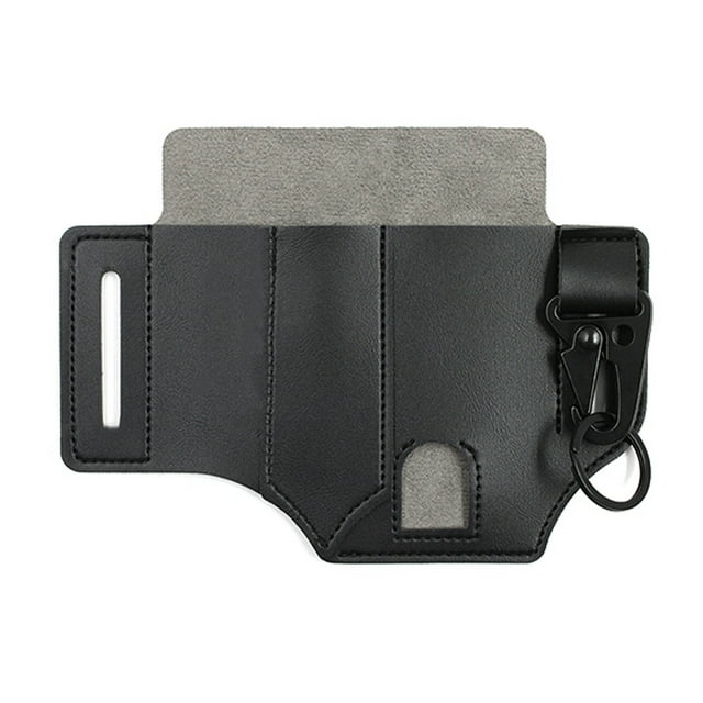 Pompotops Multifunctional Belt Cover, Tool Cover, Flashlight Cover, Knife Cover, Waist Hanging Leather Cover Clearance