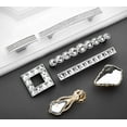 thumbnail image 6 of Gamvdout Drawer Knobs Rhinestone Glass Diamond Crystal Drawer Knobs Europe Style Furniture Door Pull Handle for Dresser Cabinet Cupboard Wardrobe Handles Bathroom Knobs, 6 of 9