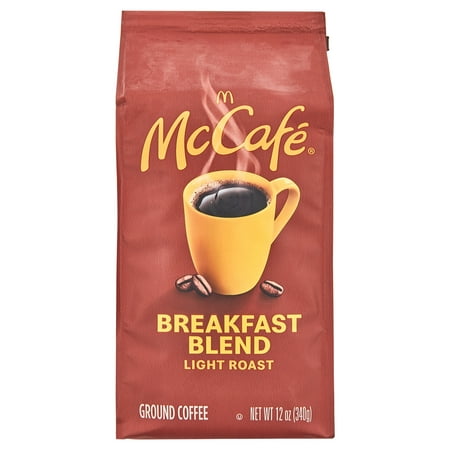 McCafe Breakfast Blend, Medium Roast, Ground Coffee, 12 oz