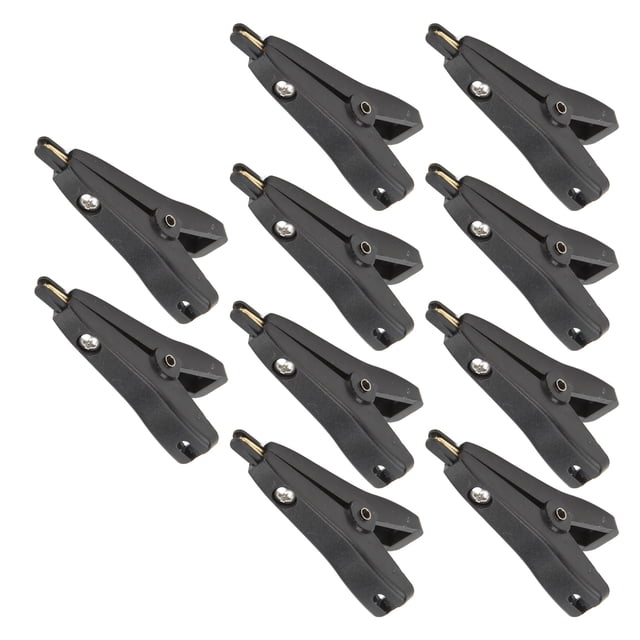 Pinza de cocodrilo BuyWeek 10 piezas Clip de prueba eléctrica positiva aislamiento