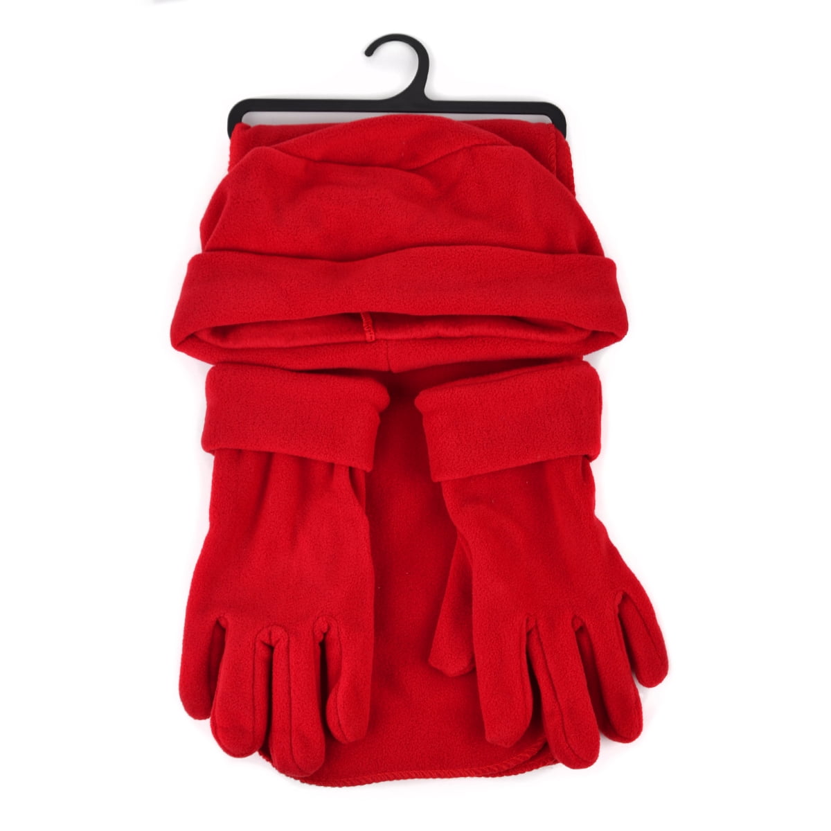Women's Warm Fleece Winter Set - Scarf, Hat, and Gloves Set