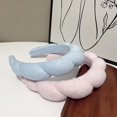 thumbnail image 1 of Diadema SPA para lavarse la cara, 3 piezas de burbujas hinchadas para lavar la cara para maquillaje/cuidado de la piel, toalla de rizo antideslizante para el cuidado de la piel, banda para e, 1 of 4