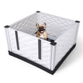 thumbnail image 1 of EZwhelp EZclassic 28"x28" Puppy Dog Whelping Box Playpen w/Rails & Liner, Black, 1 of 9
