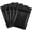 Black, variant on PETGLE 200 Pieces Film Resealable Bags Polyester Odor Proof Bags Aluminum Foil Food Storage Metallic Flat Zipper Sealable Pouch for Small Business Candy Sample Packaging(7 x 10 cm,Multicolor)