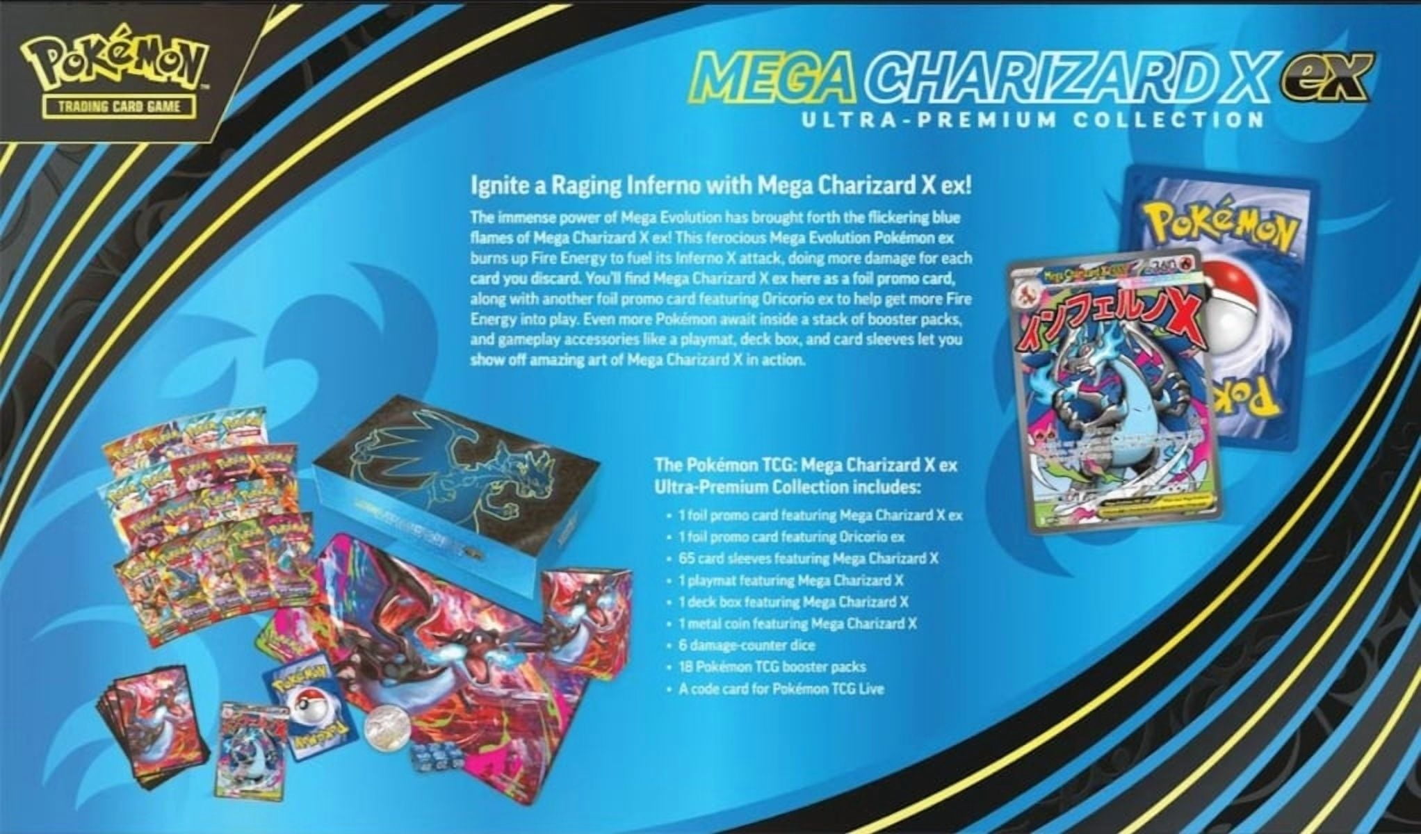 Pokemon TCG: Mega Charizard X ex UPC, Mega Evolution - Phantasmal Flames ETB, Mega Evolution - Phantasmal Flames BB, & Phantasmal Flames Booster Box!