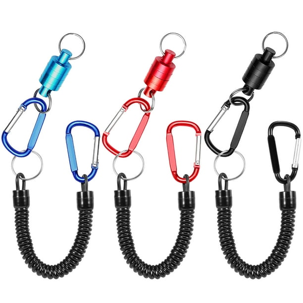Abody 3pcs Fly Fishing Magnetic Net Release Holder Fishing Lanyard Magnetic  Keeper Magnet Clip Landing Net Connector