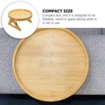 thumbnail image 3 of BRIGHTFUFU Sofa Tray Table for Couch Synthetic Material Multi-functional 1Pack, 3 of 8