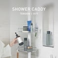 thumbnail image 2 of Simplehuman 8' Tension Shower Caddy, 2 of 6