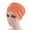 Orange, variant on Head Wrap Scarf Women India Africa Muslim Stretch Turban Hat Scarf Wrap Cap