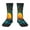 3 Black, variant on Mango In The Rain Print Kids Socks For Boys Girls,Grip Crew Socks with Non Slip,Lightweight Stretch Crew Socks,Toddlers Crew Boot Socks