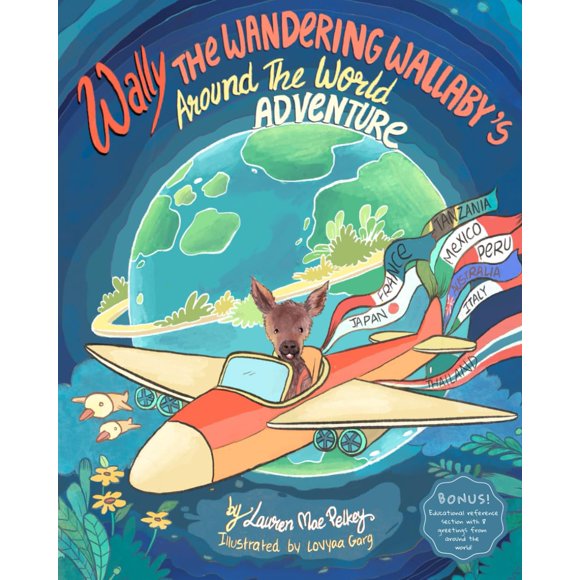 Libro Careland Wally el Canguro Viajero Alrededor del Mundo