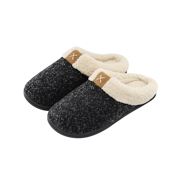fuzzy wool slippers