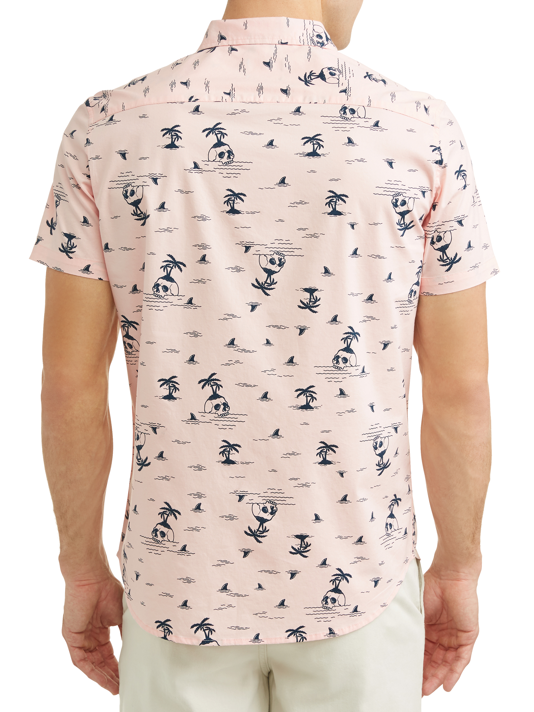 George Young Men's short sleeve Printed Shirt, up to size 3XL - image 3 of 4