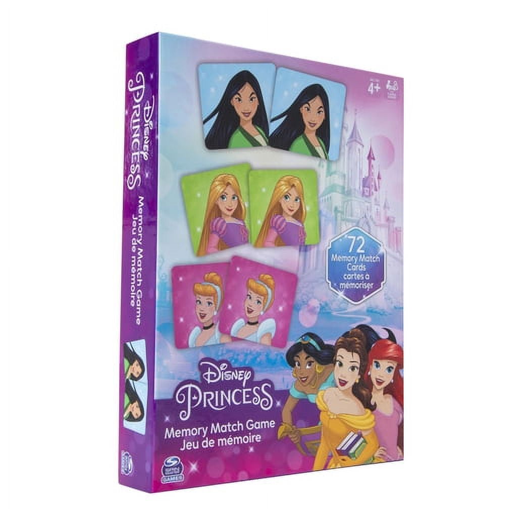 Disney Princess Memory Match Game - 72-Piece Educational Game for