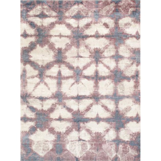 Pasargad Home pEL-13 9x12 9 x 12 ft. Shibori Collection Hand-Loomed Silk & Wool Area Rug