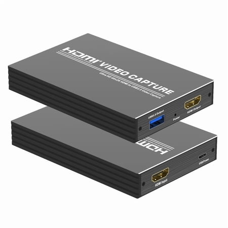 Video Capture Card HDMI To USB 3.0 Video Capture Device Game Capture Card With 4K HDMI Loop-Out For Switch PS4/5/OBS/Camera/PC