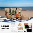 thumbnail image 5 of Disketp Holiday Christmas Stars Large Capacity Beach Bag, Waterproof Sandproof Beach Swim Pool Bag Tote Bag for Women, 5 of 7
