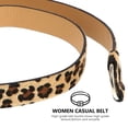 thumbnail image 4 of Cinturón de piel sintética con hebilla redonda para mujer, estilo informal, 1 unidad, 4 of 6