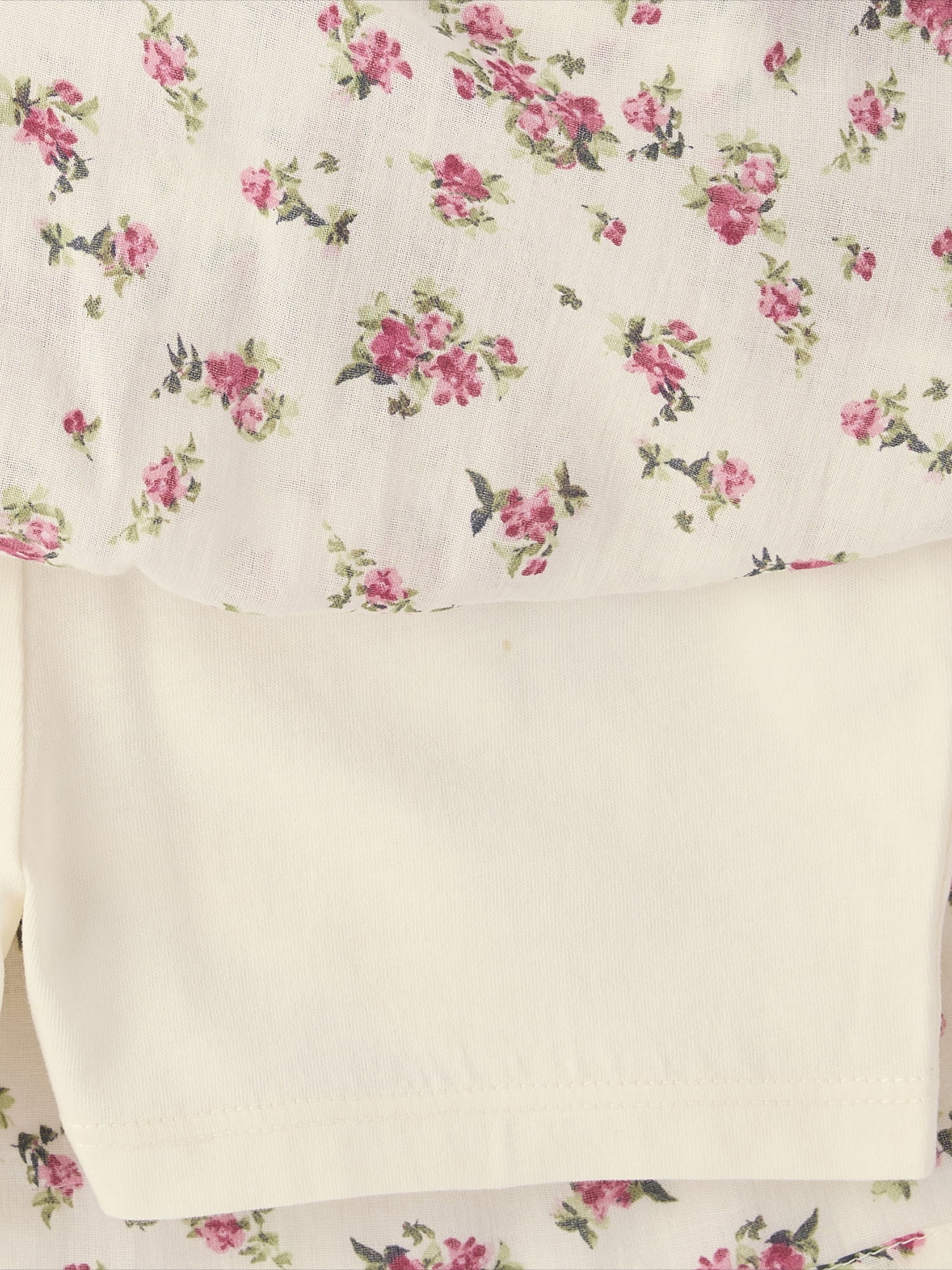 The Children's Place Girls Short Sleeve Floral Tiered V-Waist Dress, Sizes XS-XXL