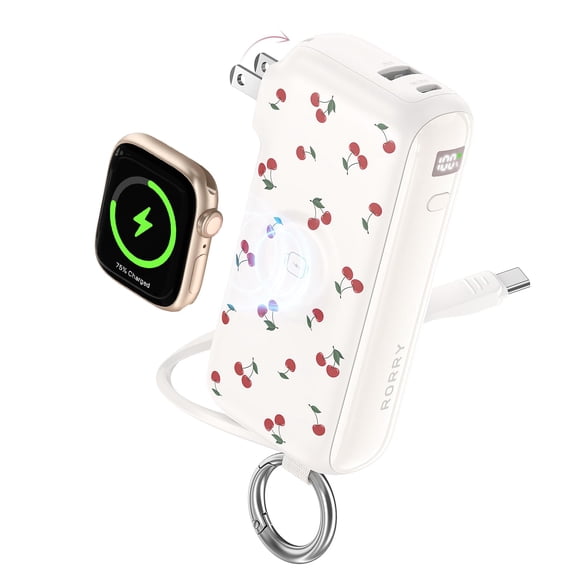 Cargador portátil RORRY Flow 10000 mAh 40 W con cable USB-C