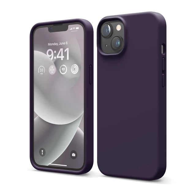 Funda de teléfono Elago compatible con iPhone 14 de silicona líquida