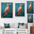 thumbnail image 4 of Designart "Dove'S Coral Companionship" Dove Floater Framed Canvas Wall Art, 4 of 5