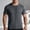 c01Gray, variant on Men's Ice Silk Quick Dry Mesh Breathable Sports T-Shirt Short Sleeve Loose Casual Crew Neck Shirts Classic Pullover Tees White M