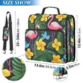 thumbnail image 2 of FORMRS Zipper Binder with Shoulder Strap 2-inch Ring 500 Sheet Capacity File Bag, Flamingo Floral Pattern, 2 of 5
