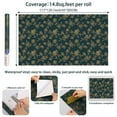 thumbnail image 7 of Arthome Blue Gold Flower-1, Peel & Stick Wallpaper 17"×120", 7 of 7