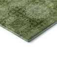 thumbnail image 4 of Addison Rugs Mayfield Washable Transitional Organic Olive Runner Rug, 2'3" x 7'6", 4 of 5