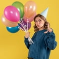 thumbnail image 2 of Pack de 100 globos reutilizables, palitos de plástico, palitos de globos reutilizables, palitos porta globos, para decoración, fiesta de cumpleaños, boda, accesorios de celebración JFHHH pequeña, 2 of 5