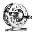 thumbnail image 1 of Herramienta de pesca portátil de rueda de pesca con mosca de pescación de hielo Reel de metal Vuelto intercambiable Mano para agua dulce y agua salada, 1 of 8
