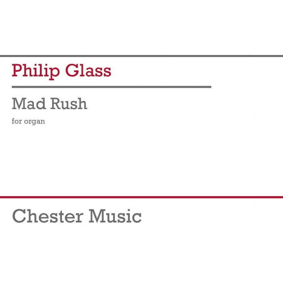 Mad Rush: For Organ, (Paperback)